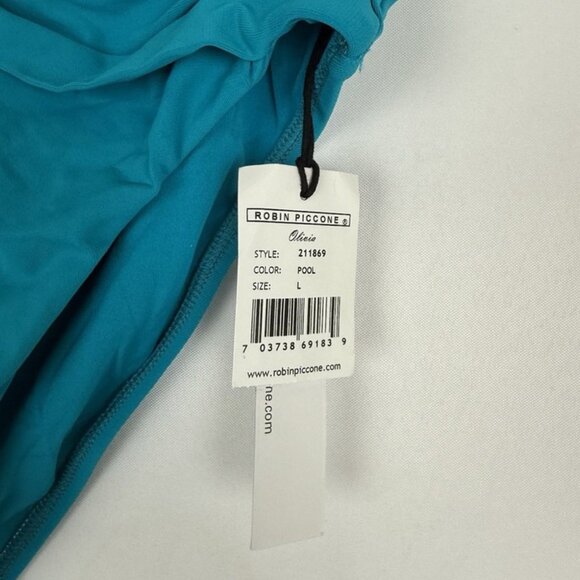 Robin Piccone Women’s Blue Bikini Bottom Size L - Picture 3 of 3